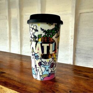 Starbucks ATL Atlanta Zombie Ceramic Travel Tumbler Walking Dead 12 fl. oz.